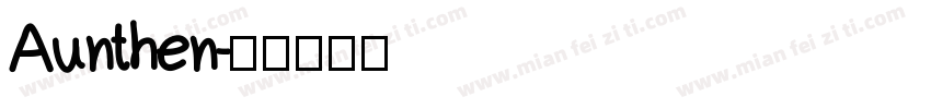 Aunthen字体转换
