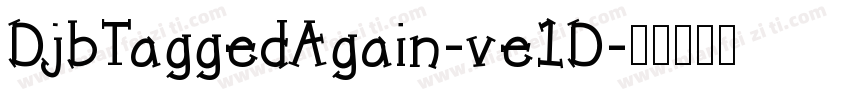 DjbTaggedAgain-ve1D字体转换