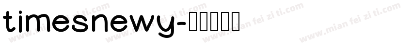 timesnewy字体转换