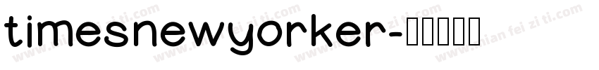 timesnewyorker字体转换