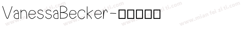 VanessaBecker字体转换