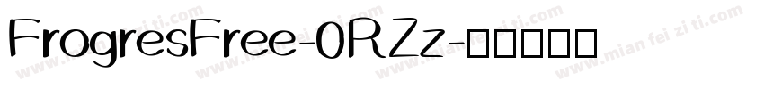FrogresFree-0RZz字体转换