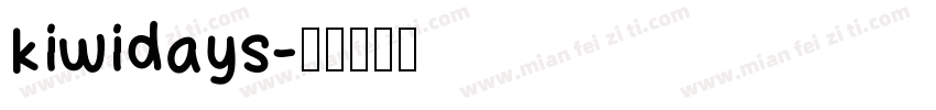 kiwidays字体转换