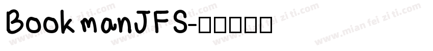 BookmanJFS字体转换