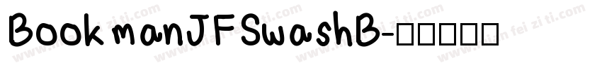 BookmanJFSwashB字体转换
