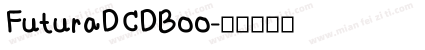 FuturaDCDBoo字体转换
