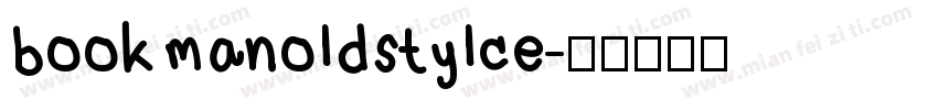 bookmanoldstylce字体转换