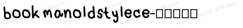 bookmanoldstylece字体转换