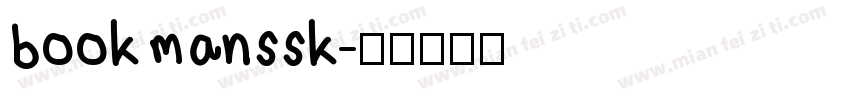 bookmanssk字体转换