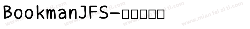 BookmanJFS字体转换