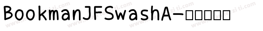 BookmanJFSwashA字体转换