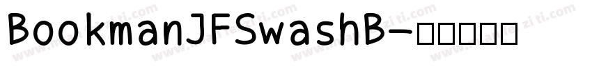 BookmanJFSwashB字体转换