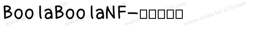 BoolaBoolaNF字体转换