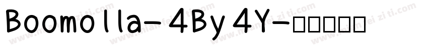 Boomolla-4By4Y字体转换