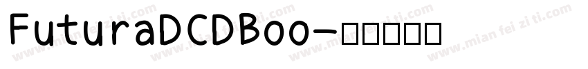 FuturaDCDBoo字体转换
