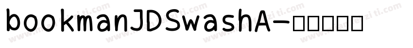 bookmanJDSwashA字体转换