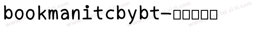 bookmanitcbybt字体转换