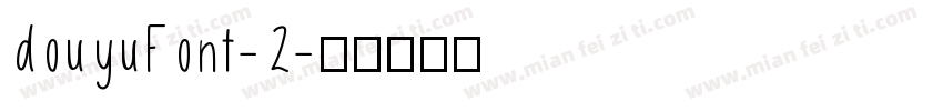 douyuFont-2字体转换