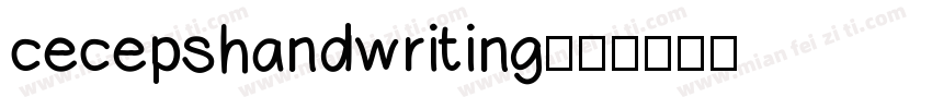 cecepshandwriting字体转换