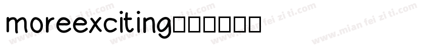 moreexciting字体转换