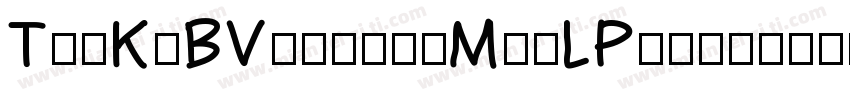 TsuKuBVintageMinLPro字体转换