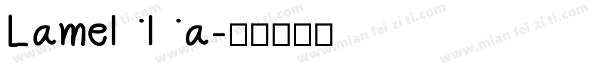 Lamella字体转换