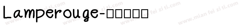 Lamperouge字体转换