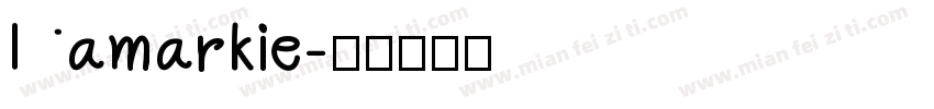 lamarkie字体转换