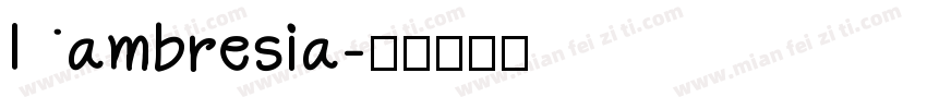 lambresia字体转换