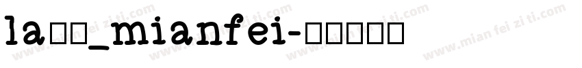 lazy_mianfei字体转换