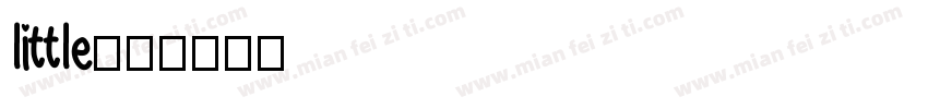 little字体转换
