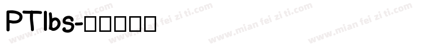 PTlbs字体转换
