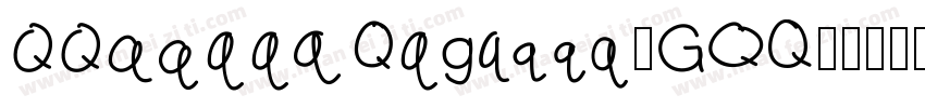 QQspeedRegular_GBK字体转换