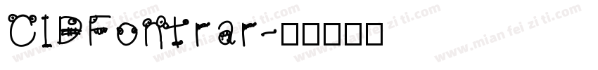 CIDFontrar字体转换