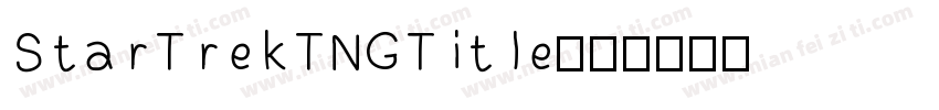 StarTrekTNGTitle字体转换