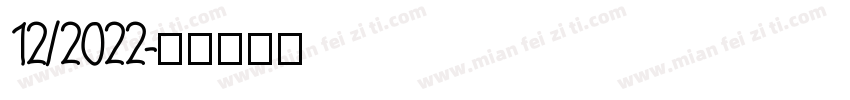 12/2022字体转换