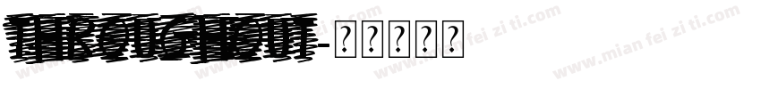 Throughout字体转换