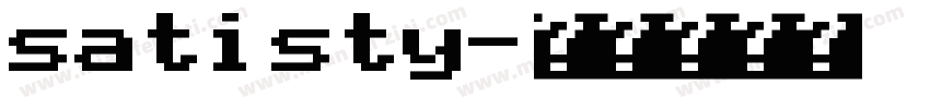 satisty字体转换