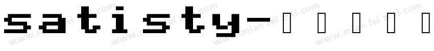 satisty字体转换