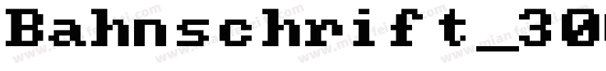 Bahnschrift_300字体转换