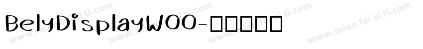 BelyDisplayW00字体转换