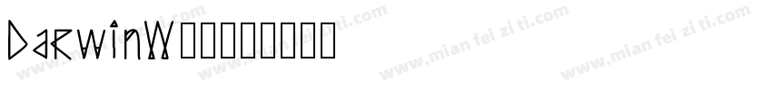 DarwinW00字体转换