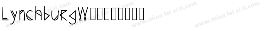 LynchburgW00字体转换