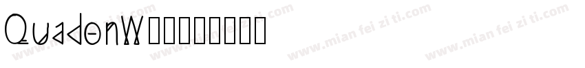 QuadonW00字体转换