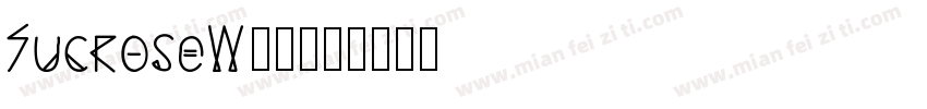 SucroseW00字体转换