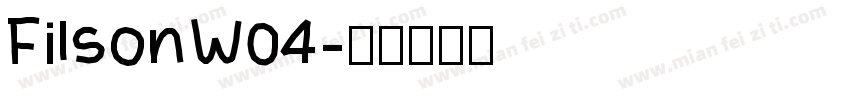 FilsonW04字体转换