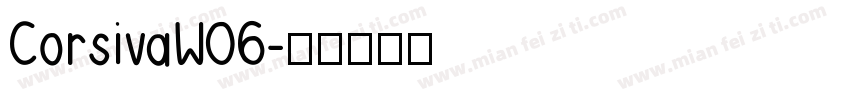 CorsivaW06字体转换