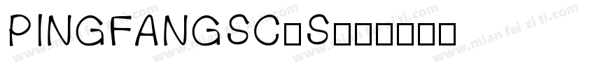 PINGFANGSC-S字体转换