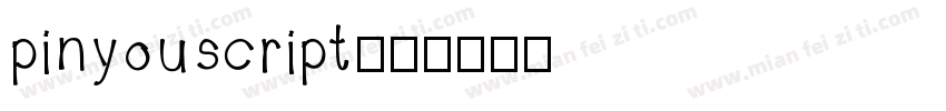 pinyouscript字体转换