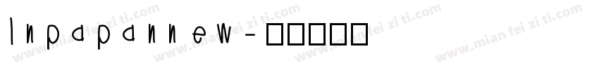 Inpapannew字体转换